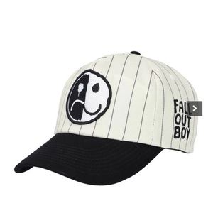 Fall Out Boy Unisex So Much For Stardust Pinstripe Smiley Tour Hat